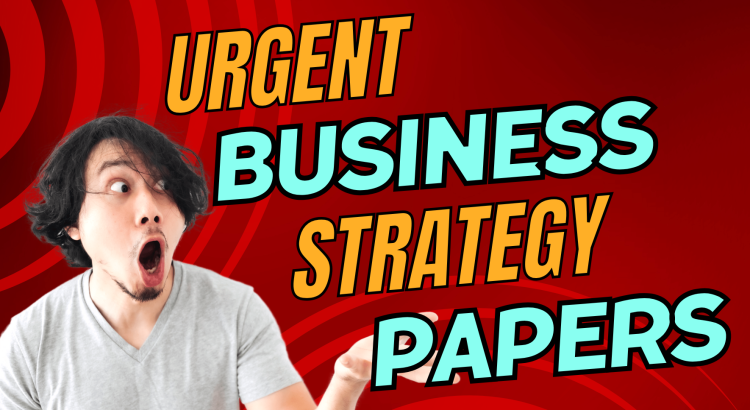 I will write business strategy paper