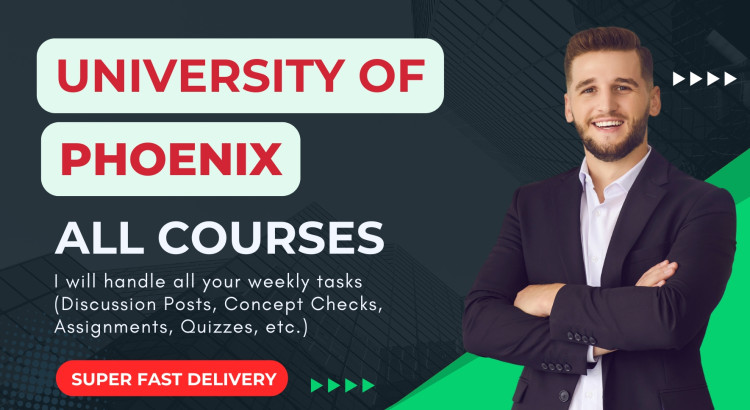 I will help you with University of Phoenix Courses